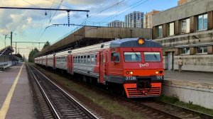 ЭТ2М 101 имени Героя России Кожемякина Дмитрия Сергеевича, отправляется на парковые пути в Девяткино