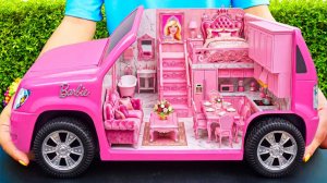 👑🎀 Постройте самый красивый дом Барби в розовом автомобиле с роскошной спальней для двоих ❤️#Ми