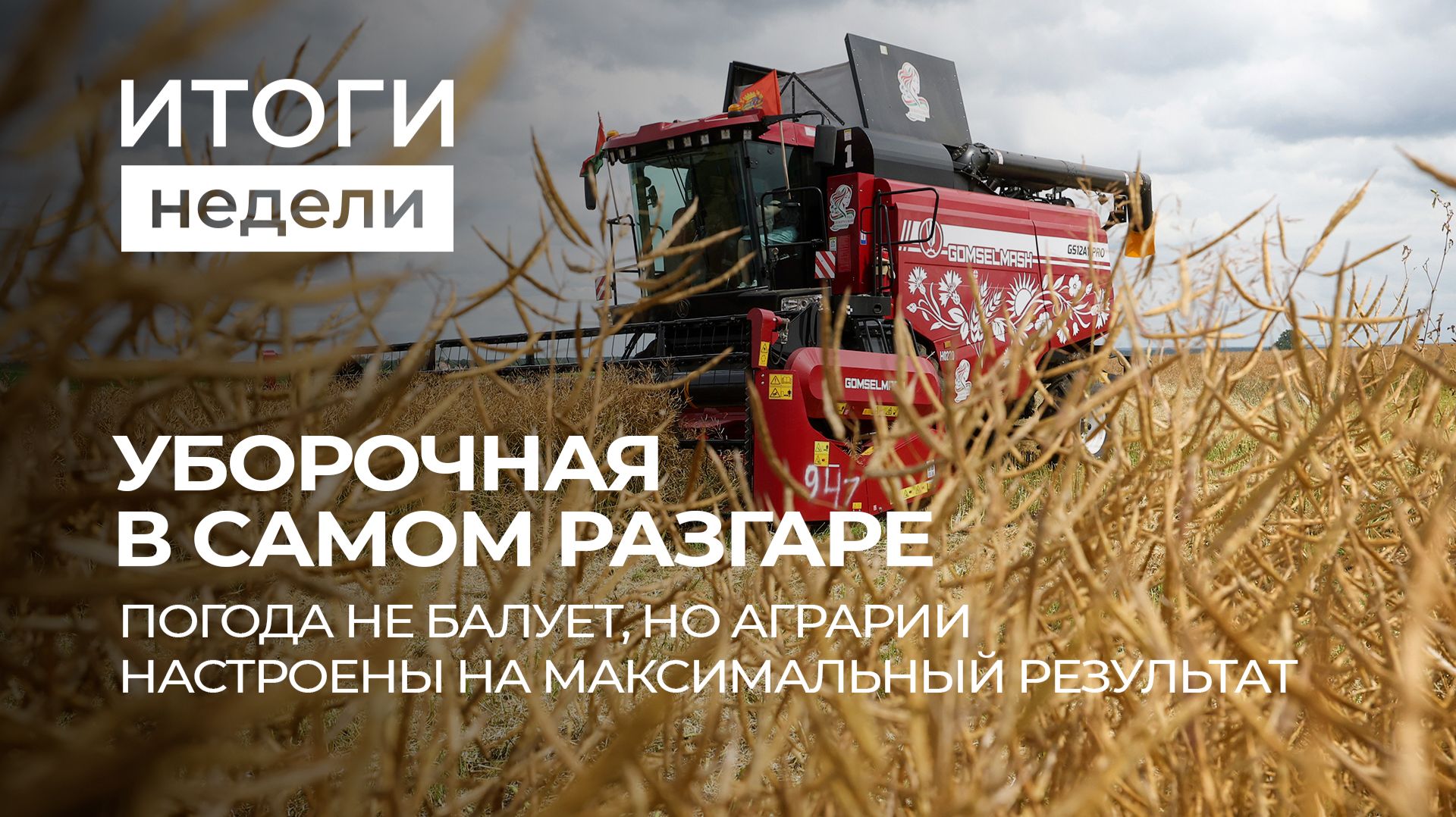 Уборочная кампания в Беларуси | Протесты фермеров Армении | Эскалация США–Иран. Итоги недели смотреть онлайн