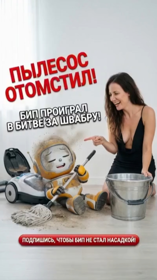💥 БИП ПРОТИВ ПЫЛЕСОСА: МЕСТЬ БРАТА! Новый эпизод 16 | Пыльная комедия 2026 #Shorts