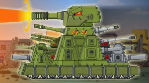 МОЩЬ и АННИГИЛЯЦИЯ от КВ-44-М2 — Мультики про танки