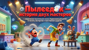 ⚙️🧼✨ «Пылеедок — история двух мастеров» — современная поучительная сказка | Аудиосказка для детей