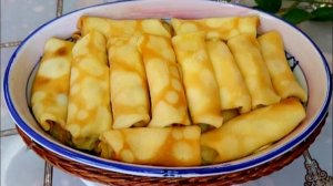 НЕЖНЕЙШИЕ БЛИНЧИКИ С НАЧИНКОЙ! Тонкие блины Буквально тают во рту