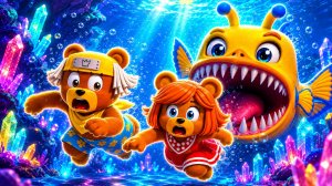 😳ШИКА ПОЖИРАТЕЛЬ МОРЕЙ ГОНИТСЯ ЗА НАМИ! КРИСТАЛЬНАЯ ЛАГУНА 13.0 ОБНОВЛЕНИЕ SUPER BEAR ADVENTURE
