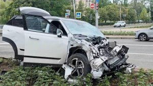 Водитель в Донецке устроил погоню с полицией и врезался в «ГАЗель»: видео.