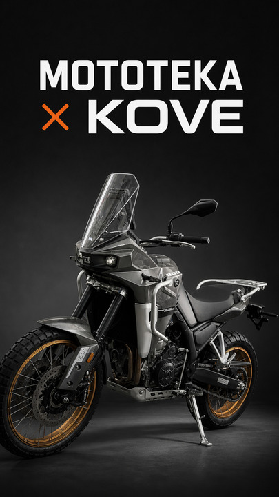 Мототека — официальный дилер KOVE: мотоциклы 510X и 800X PRO в наличии, с ПТС