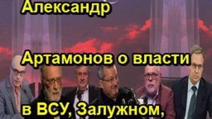 Александр Артамонов о власти в ВСУ, Залужном, ситуации на фронте, дипломатической логике России