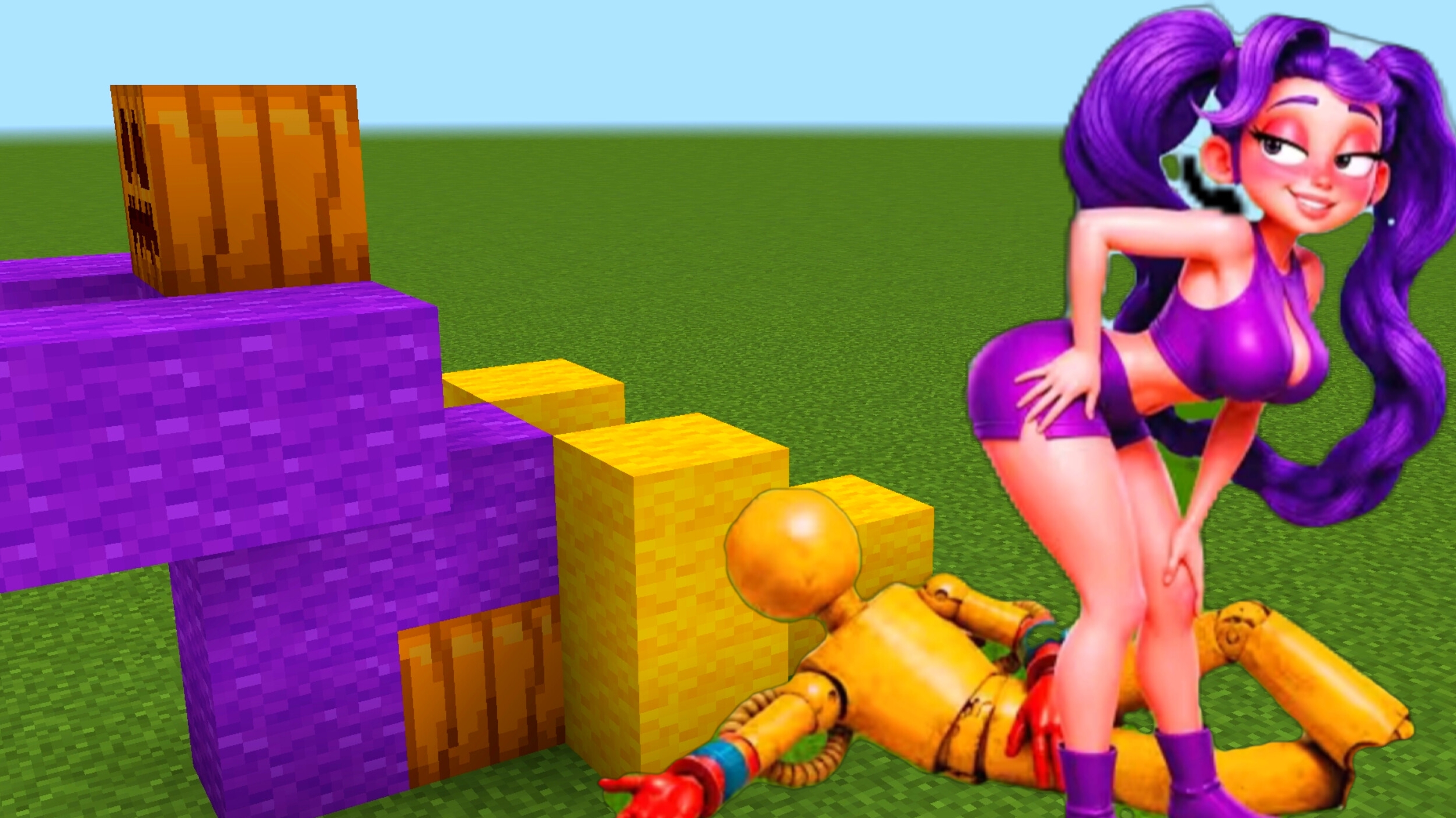 ПОЛИ СЕЛА НА ИГРОКА В МАЙНКРАФТЕ! ОНИ ОЖИЛИ И НАЧАЛИ... (Poppy Playtime) 😱🔥