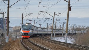 МЦД-1. Поездка на ЭП2Д-0156