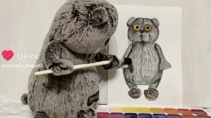 🖌️🧑🎨Басик рисует себя! #БасикИлили #Басики #Басик #волшебныебудни #BudiBasа