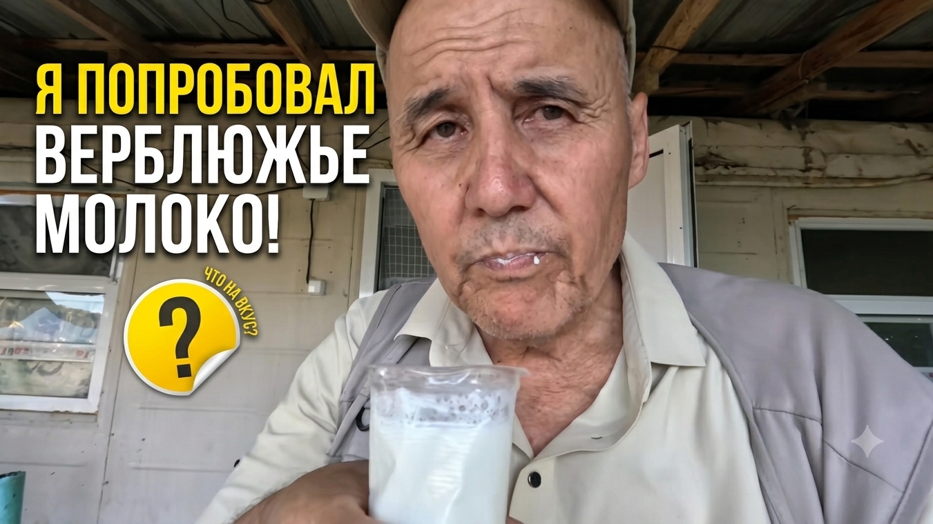 Какой вкус у верблюжего молока?