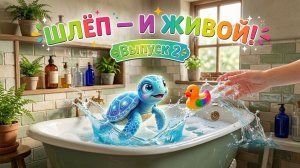 Мультики для детей. Шлёп и живой. Выпуск 2: Звериный парад 🛁🐾