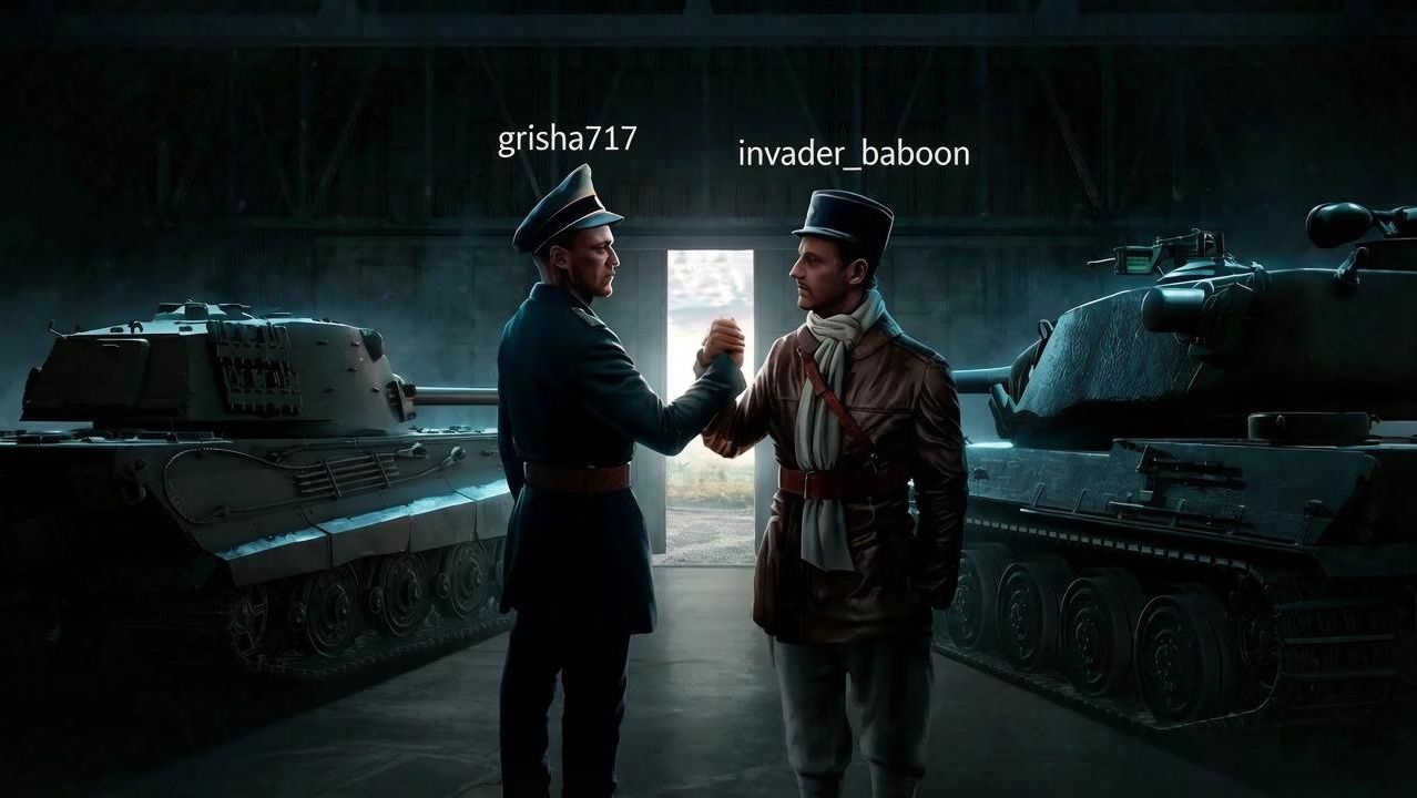 2 Бебизьяны против рандома & invader_baboon | сенсорный рандом | Tanks blitz смотреть онлайн