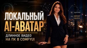 Локальный AI-аватар: длинное видео, смена планов и эмоций (Comfy UI)
