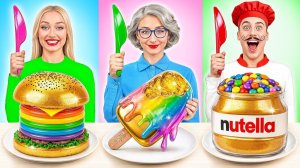 Золотая, Серебряная и Рубиновая Еда _ Кулинарный Челлендж