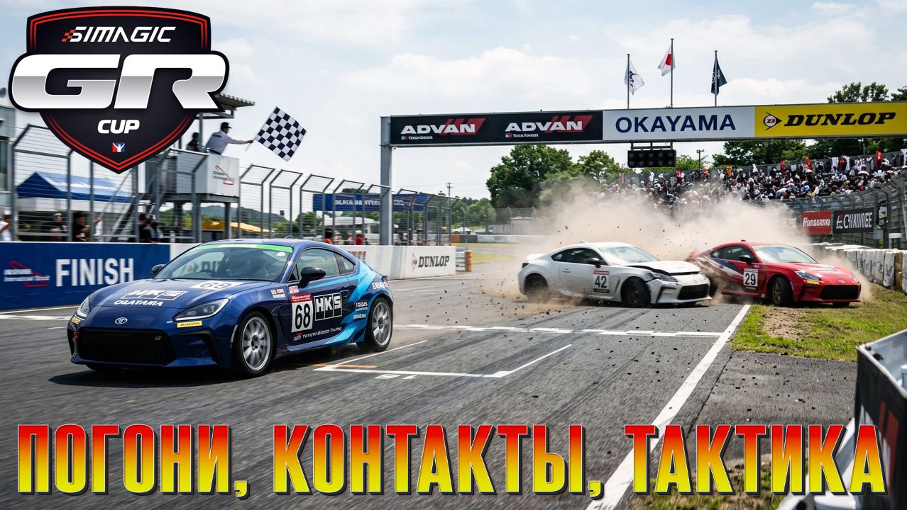 Драма последнего поворота на Okayama (iRacing) смотреть онлайн