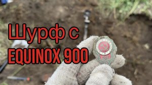 Ищу монеты на сельской дороге времен Николая 1 | Шурф фундамента с эквинокс 900
