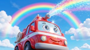 ВИУ-ВИУ! Пожарная машина спешит на помощь! 🚒 Развивающая песенка | Мульти Двор