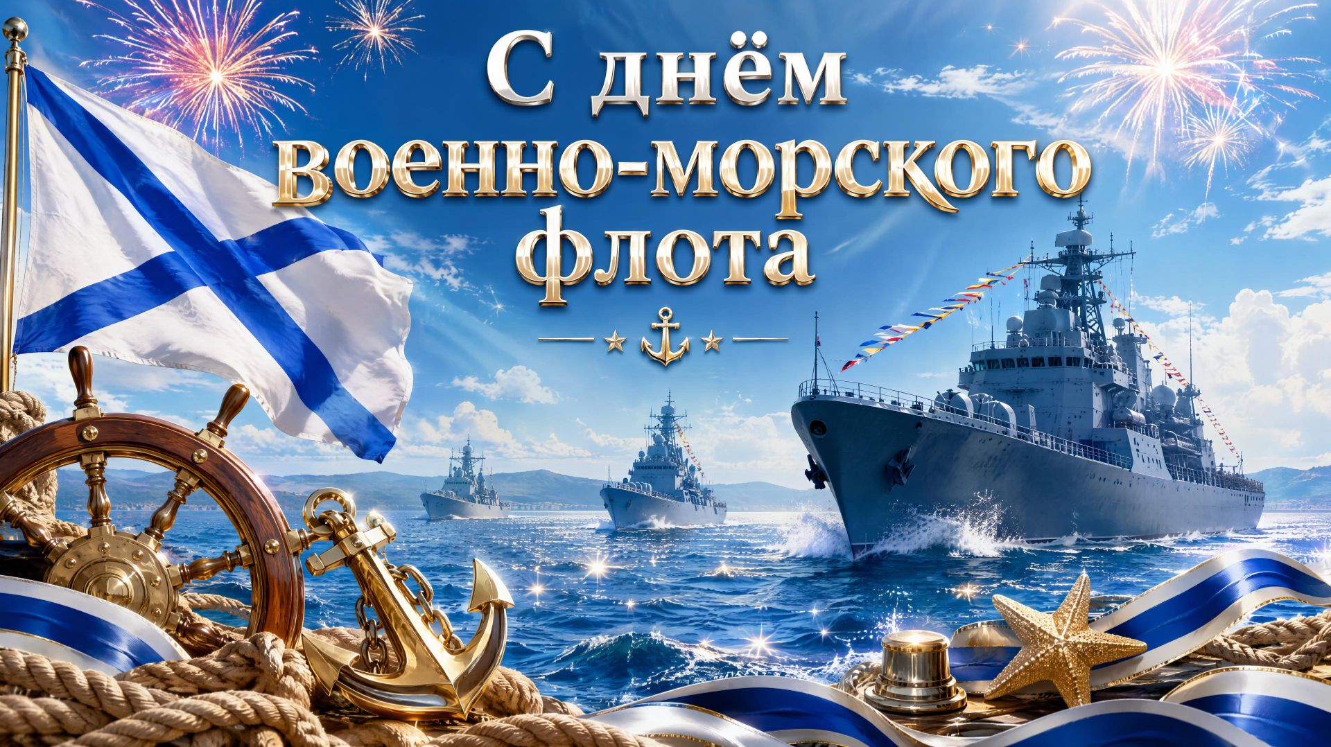 Песня на День ВМФ - За тех, кто в море! | Мощный рок-гимн флоту смотреть онлайн