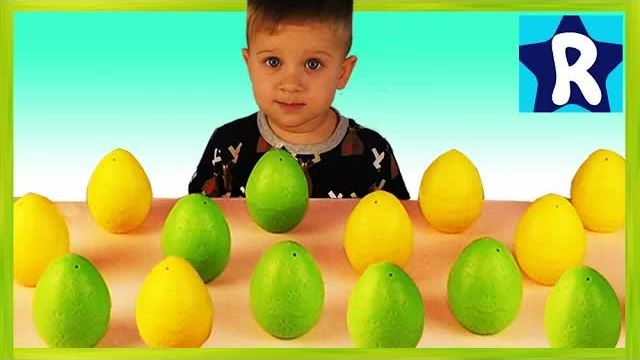 ★ Яйца Сюрприз Выращиваем Игрушки в Воде DINOSAURS Surprise Eggs Making toy animals grow смотреть онлайн