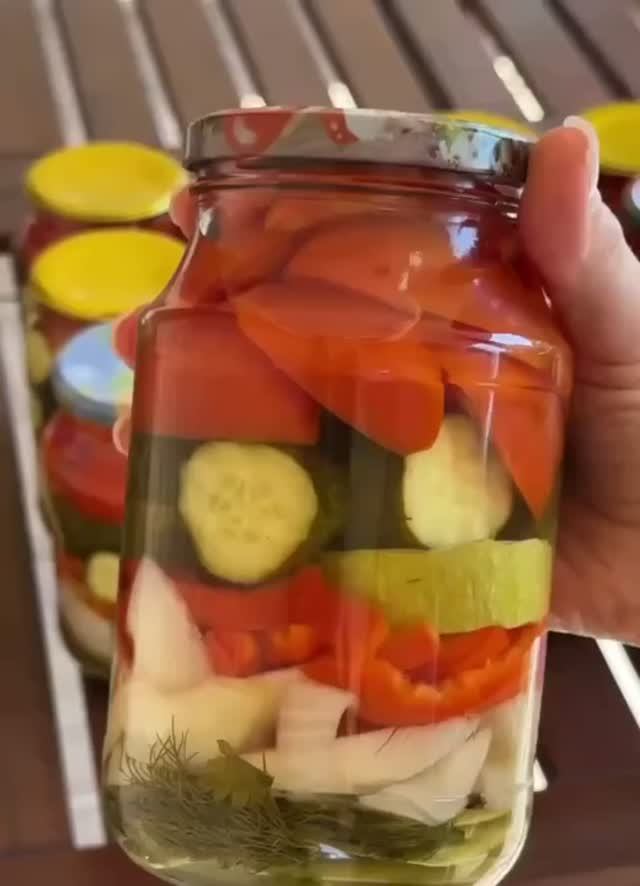 🥗 Летний салат на зиму. смотреть онлайн