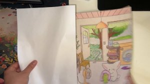 Лисенок Согыми четыре сезона. Законченная раскраска