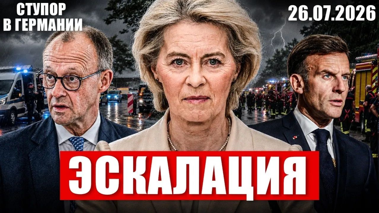 Эскалация. В Европе никто не ожидал. Крушение в Германии. Новости сегодня смотреть онлайн