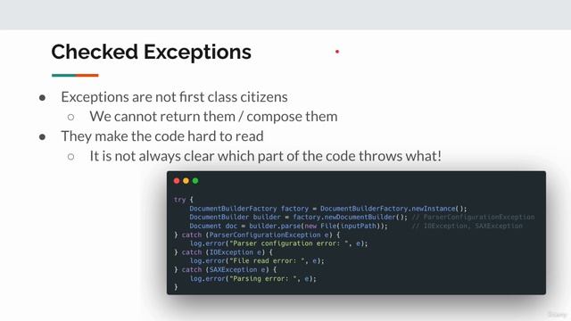 E59 - Problems With Checked Exceptions смотреть онлайн