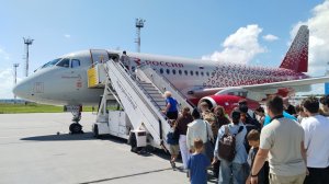 Superjet 100-95B а/к Россия | Рейс Хабаровск - Благовещенск