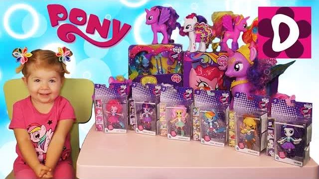 Наши Новые игрушки Май Литл Пони МЛП Equestria Girls my little pony unboxing new toys смотреть онлайн