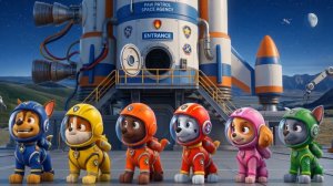 🐶Щенячий патруль |  Щенячий патруль в космосе🚀 | Развивающие видео для детей с Гонщиком, Маршалом