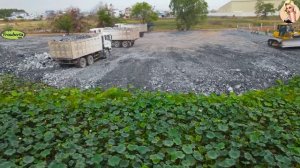Строительство, засыпка водного канала