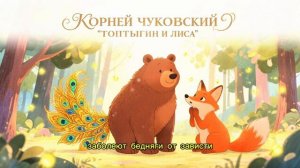 Сказка на ночь для детей 3-5 лет « Топтыгин и лиса» Корней Чуковский