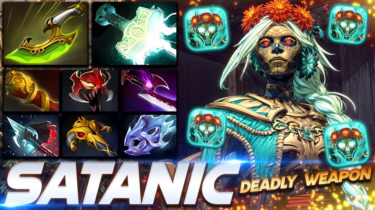 Satanic Muerta - DEADLY WEAPON — профессиональный геймплей в Dota 2 [Смотри и учись]