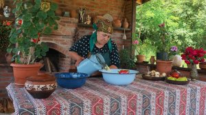 Традиционный деревенский семейный ужин Азербайджанская Кухня Деревенская Кухня  Рецепты