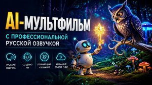 AI-мультфильм с профессиональной русской озвучкой | Демо