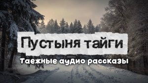 Пустыня тайги | таежные истории