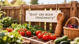 Влог Обо всем понемногу  Готовлю и собираю урожай Июль  2026