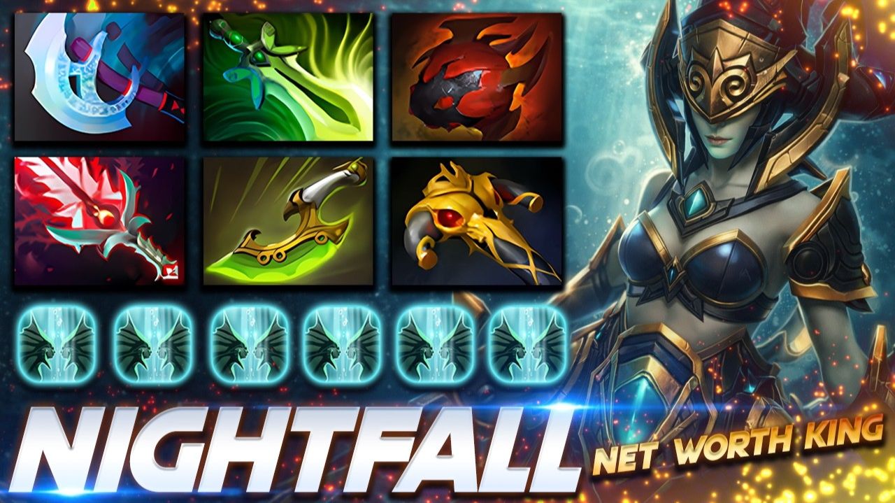 Nightfall Naga - NET WORTH KING — профессиональный геймплей в Dota 2 [Смотри и учись] смотреть онлайн