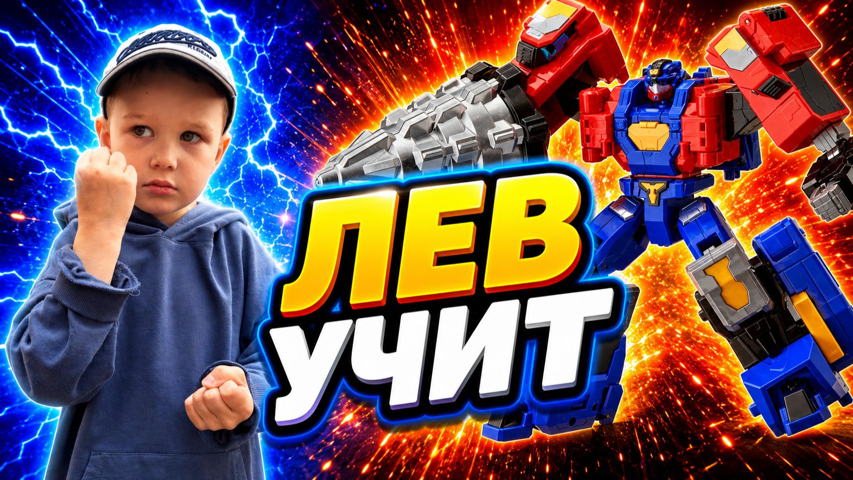 Рок Краш - трансформируем (Metal Cardbot Rock Crush)/ ЛЕВ УЧИТ