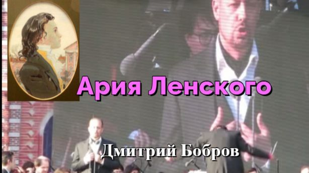 Куда, куда вы удалились. Ария Ленского. Исполняет Дмитрий Бобров