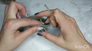 МК _Мочалка-массажка_ из льна