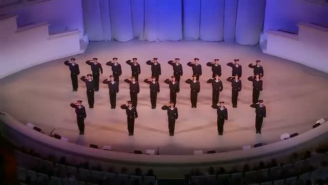 "ЯБЛОЧКО" фрагмент флотской сюиты. Балет Игоря Моисеева @MoiseyevBallet смотреть онлайн