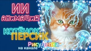 КОТЁНОК ПЕРСИК ИИ анимация