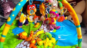 🥰🧸🎁🪆🎈🎀Большой игровой коврик-домик! Малыш играет один — море игрушек!🧸🪆🎁ASMR