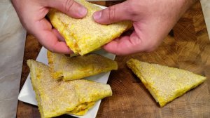 Лаваш с Курицей и Сыром! Вкусные Треугольники на Сковороде, Быстрый Перекус за Считанные Минуты