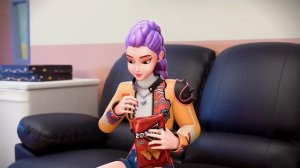 ХАНТРИКС_НО_РУМИ_ВО_ВЛАСТИ_ВУДУ_K-Pop_Охотницы_на_Демонов_Анимация