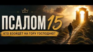 Псалом 15 - Научи Меня Жить Как Ты Хочешь