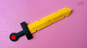 Как сделать меч из бумаги