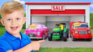 Гаражная распродажа! Диана и Рома! Детские видео смотреть